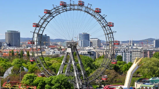The Giant Ferris Wheel at the Prater in Vienna
